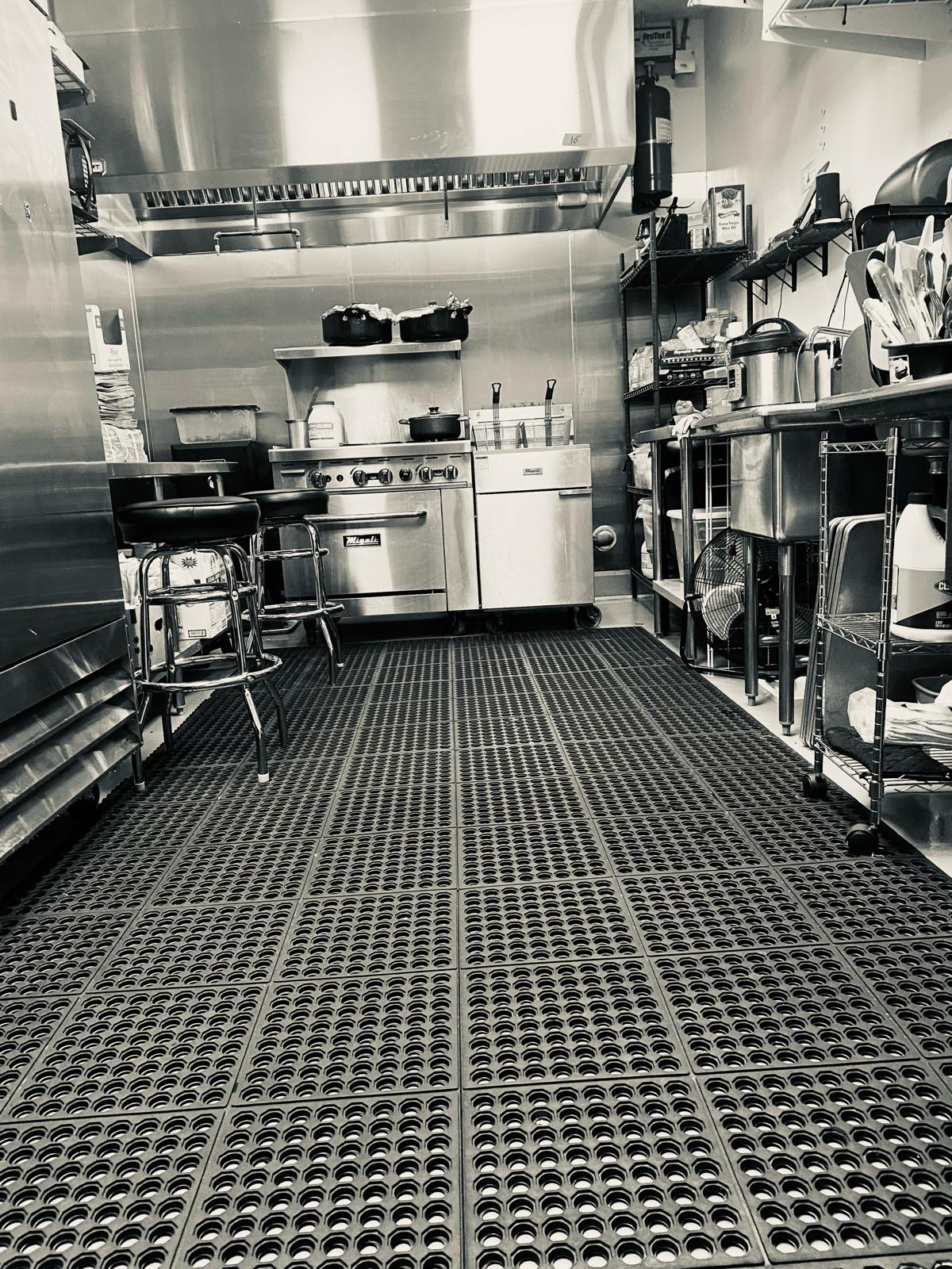 Restaurant interior kitchen